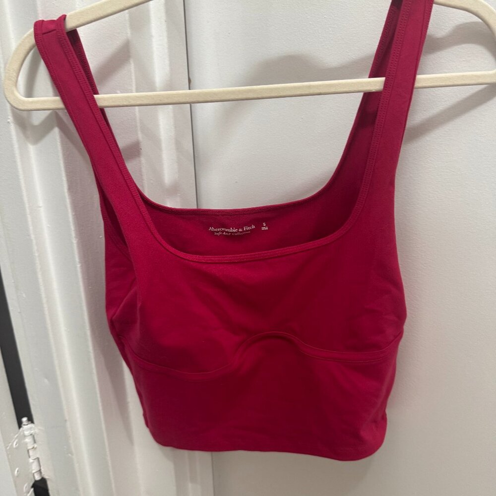 Abercrombie and Fitch Seamless Fabric Corset Squareneck Tank - Picture 4 of 6